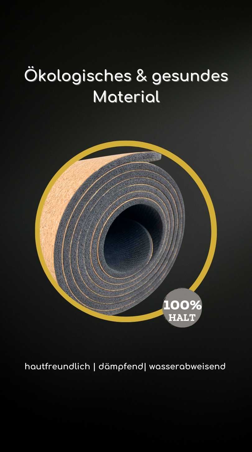 Gymnastikmatte Kork