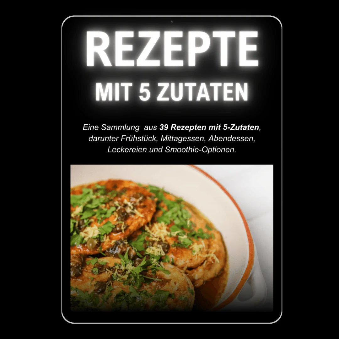 Recipes with 5 Ingredients Cookbook / E-Book