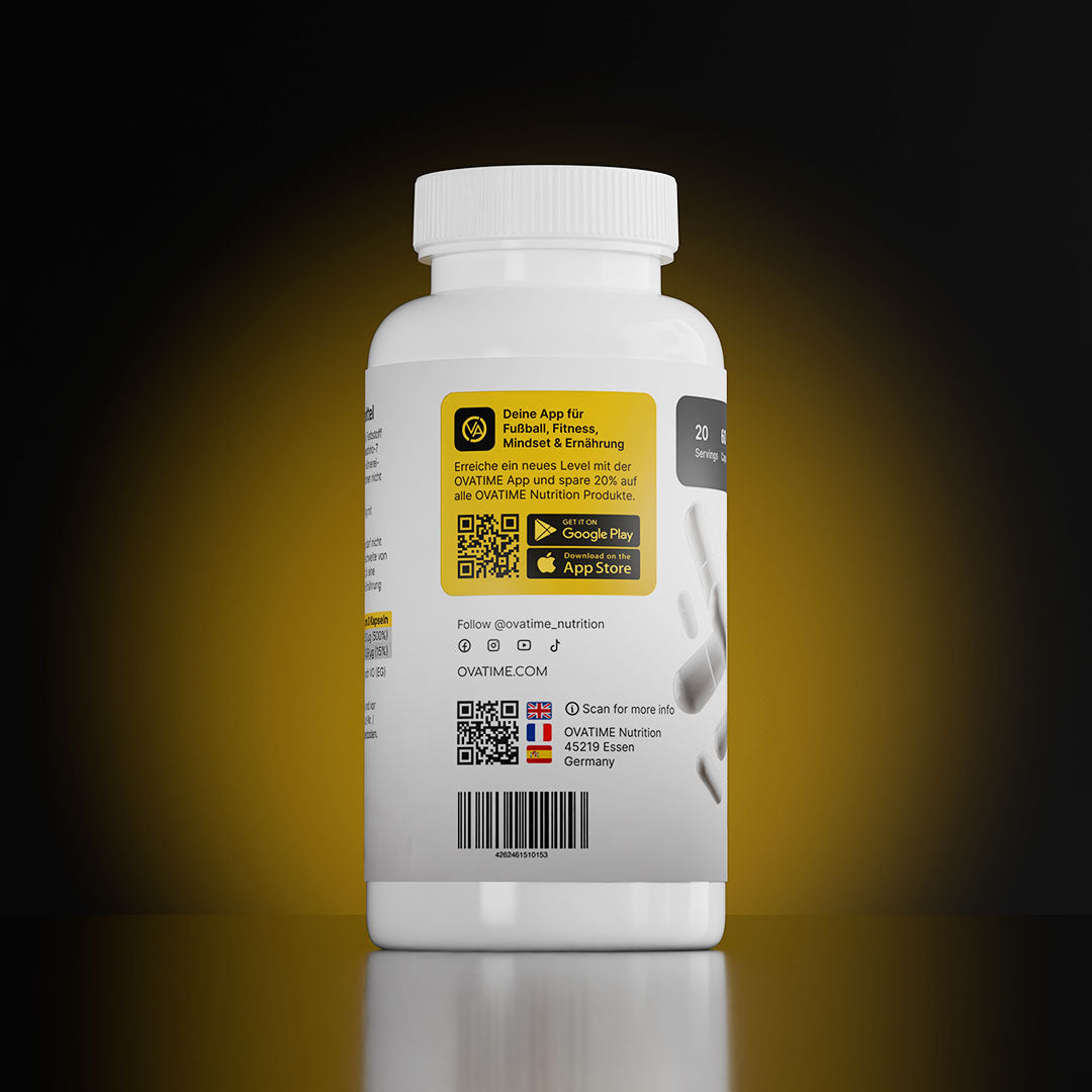 Vitamin D3+K2 1000 IU (60 capsules)