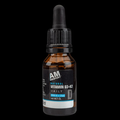 AMSPORT® Vitamin D3 + K2 with MCT oil 15ml