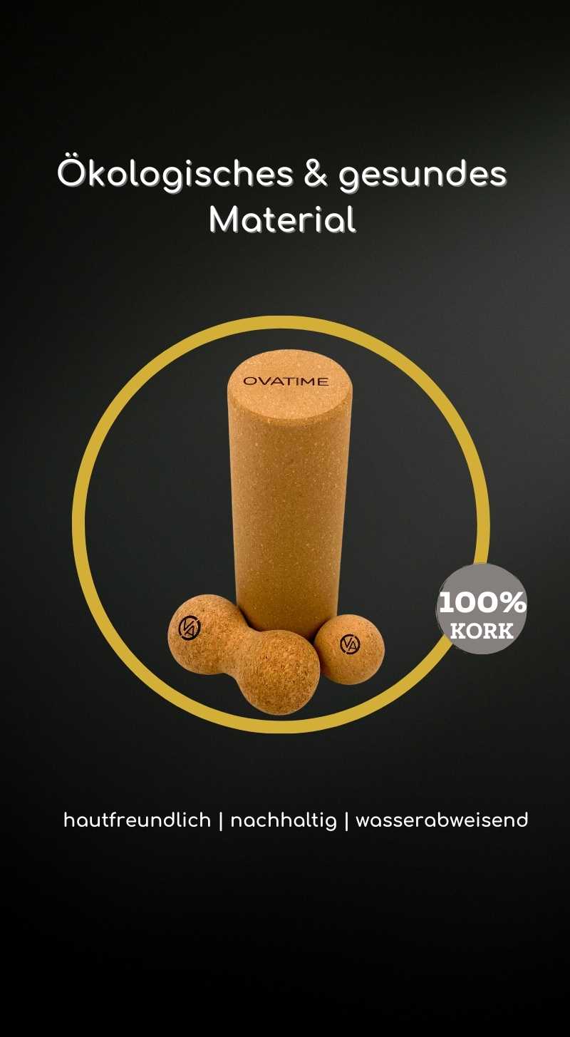 OVATIME fascia set cork - roll, mini ball, duo ball