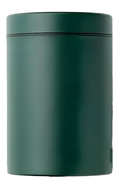 Poudres vertes de premier plan