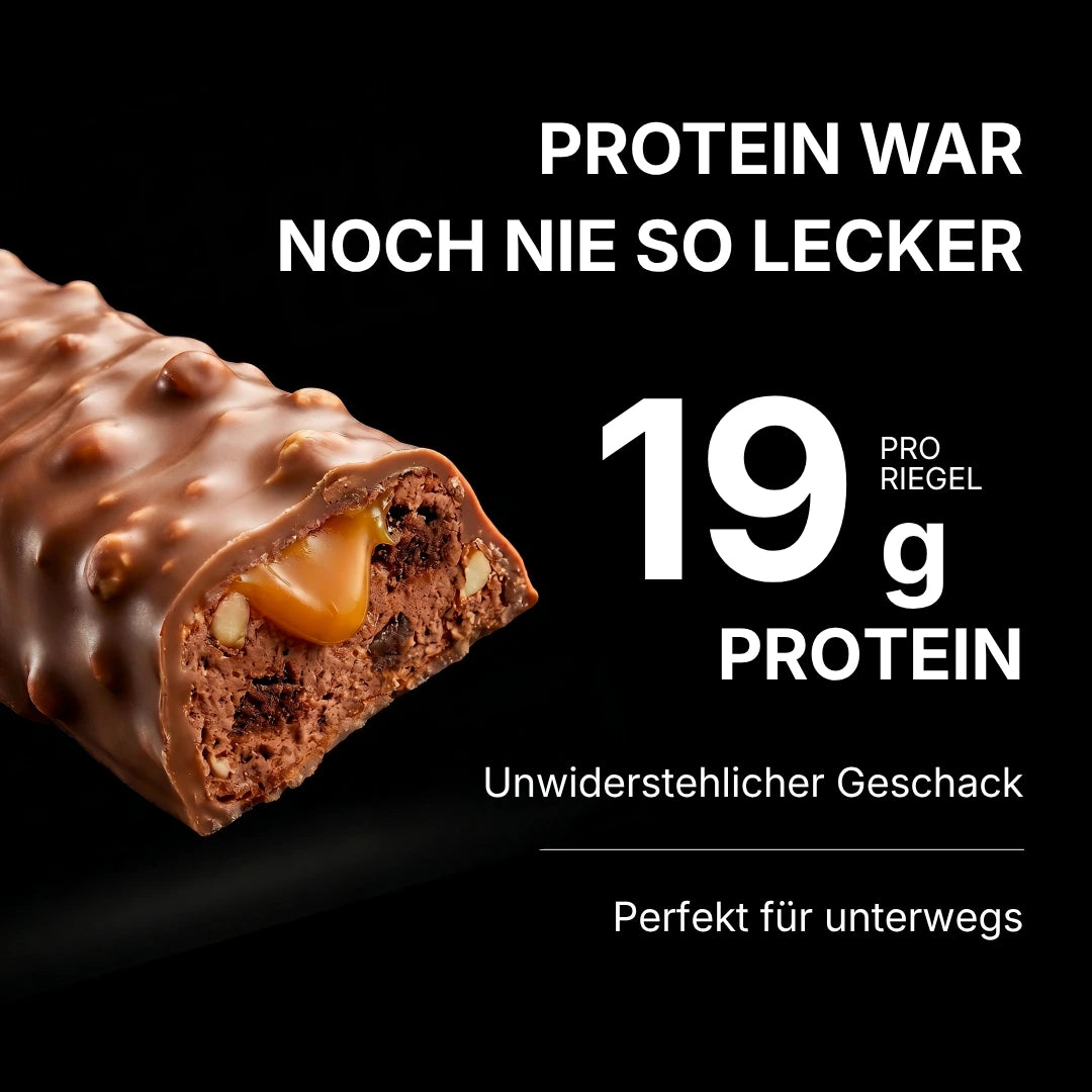 Protein Bar Hazelnut Caramel Brownie – 60 g | 19 g Protein
