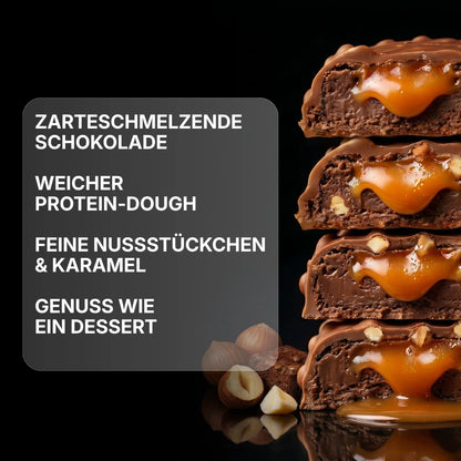 Protein Bar Hazelnut Caramel Brownie – 60 g | 19 g Protein