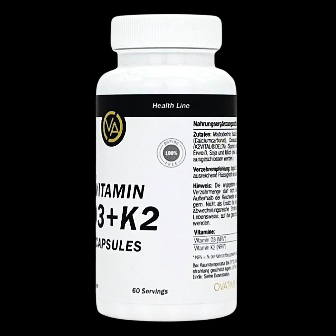 OVATIME Nutrition Vitamin D3+K2 1000 IU 60 capsules 