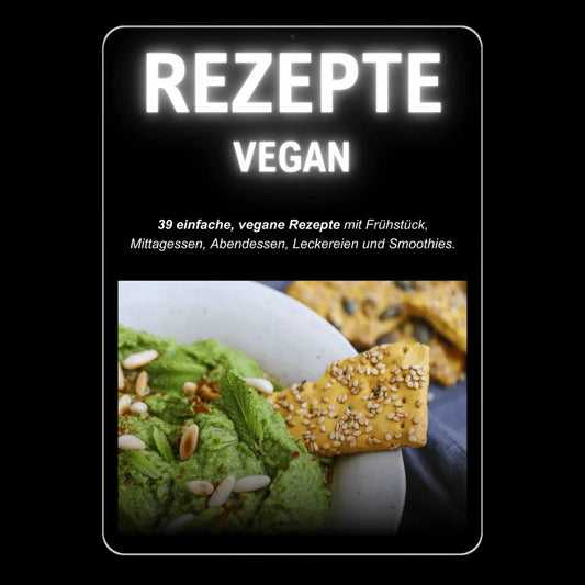Vegane Rezepte Kochbuch / E-Book (schnell und einfach gesund essen)