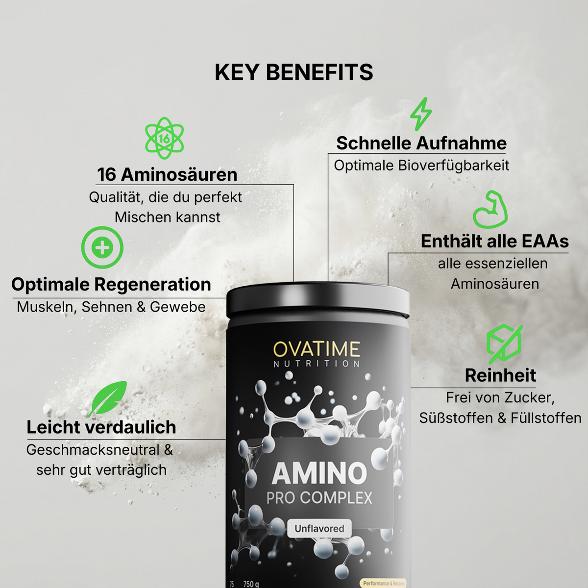 OVATIME Nutrition Amino Acids 750g