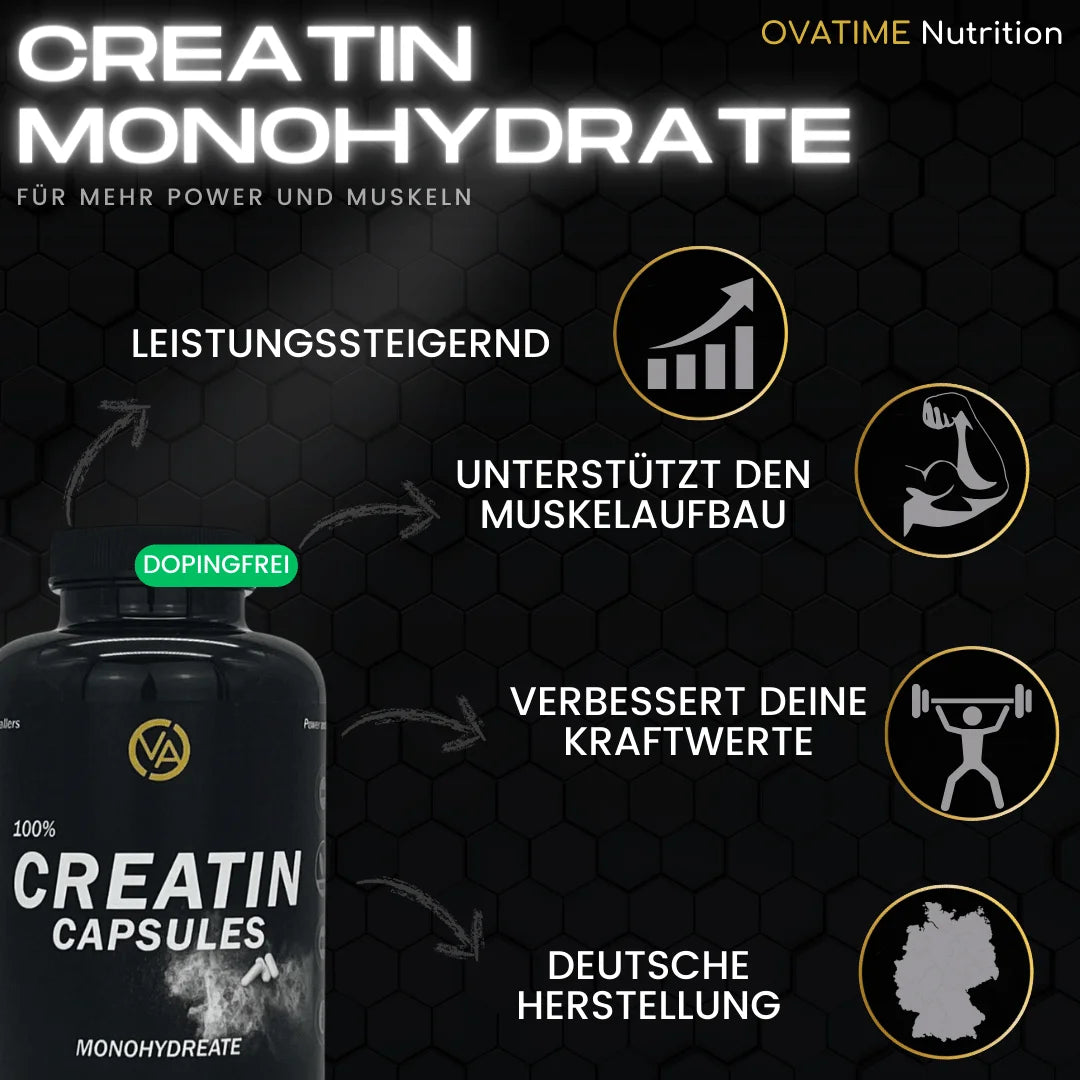 OVATIME Nutrition Creatine 200 capsules
