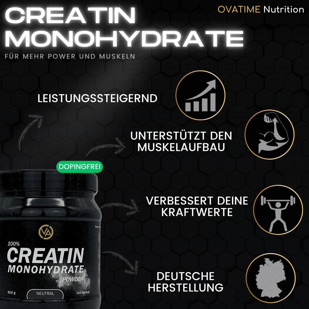 OVATIME Nutrition Creatine Powder 500g