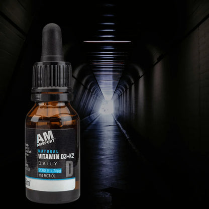 AMSPORT® Vitamin D3 + K2 with MCT oil 15ml