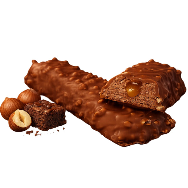 Protein Bar Hazelnut Caramel Brownie – 60 g | 19 g Protein