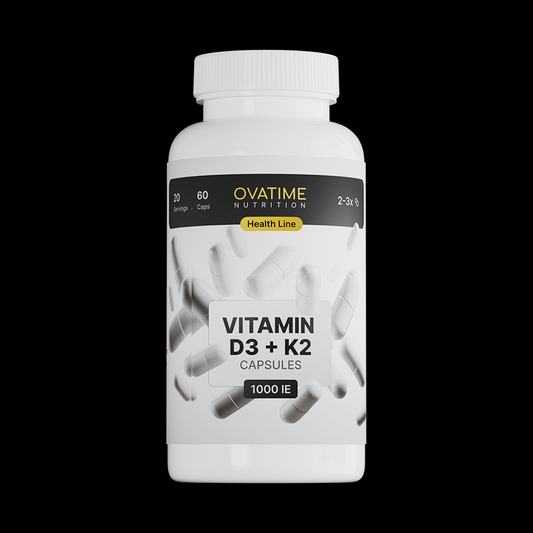 Vitamin D3+K2 1000 IU (60 capsules)