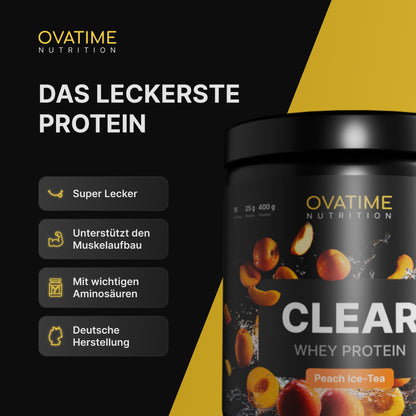 OVATIME Nutrition Protéine de lactosérum claire 400g