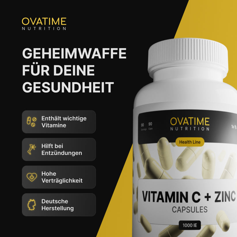 Vitamin C+Zink (90 Kapseln)