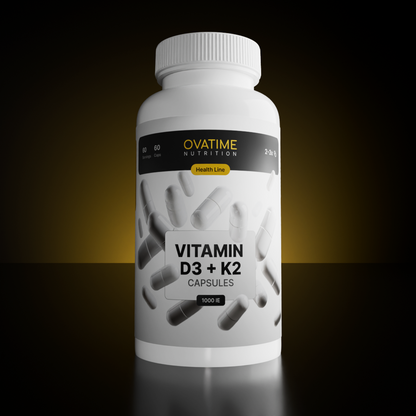 OVATIME Nutrition Vitamin D3+K2 1000 IU 60 capsules 